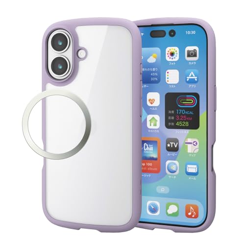 Amazon.co.jp: エレコム iPhone 17 ケース カバー クリア 耐衝撃 衝撃